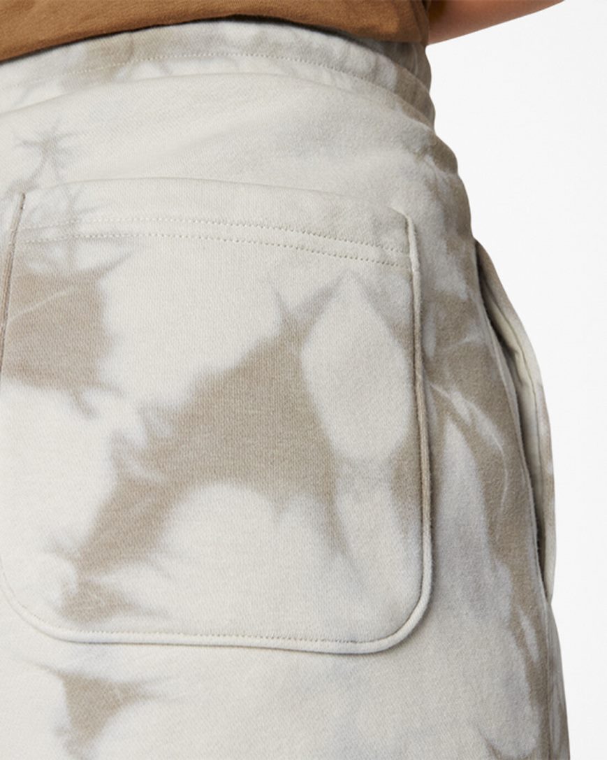 Men's Converse Go-To Star Chevron Washed Standard Fit Sweatpants White | AU 0E849H